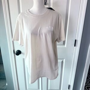 The North Face Women's Half Dome Throwback T-Shirt White Dune - NWT